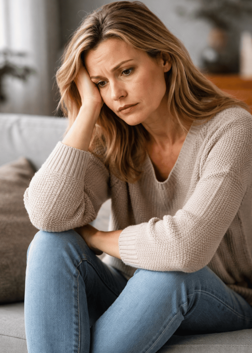 Unglückliche Frau ohne Hypnocoaching von Dr. Ralf Winnen aus Köln